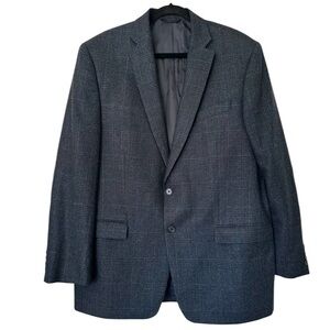 Lauren Ralph Lauren Wool Plaid Blazer Mens 44L